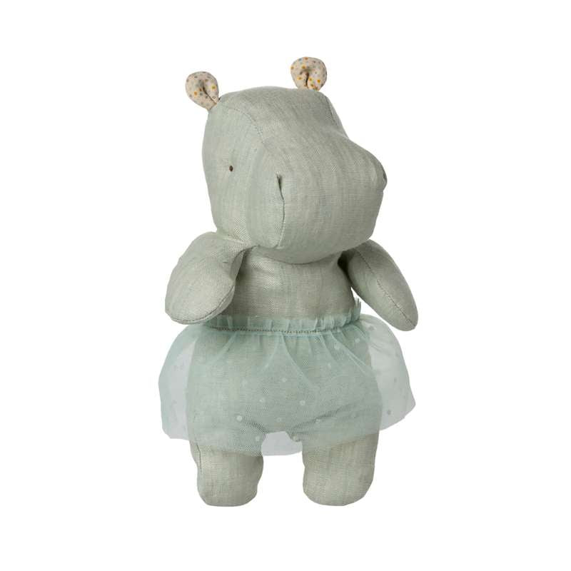 Maileg Safari Friends - Flodhest m. Tylskørt - Lille - Mint