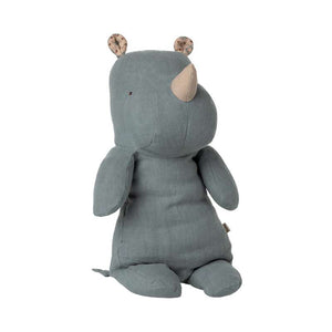 Maileg Safari Friends - Næsehorn - Medium - Støvet Blå