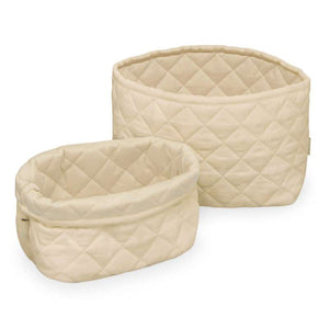 Cam Cam Copenhagen Quiltede Opbevaringskurve - 2 stk. - OCS - Praline