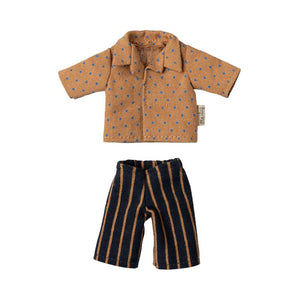 Maileg Skjorte og Stribede Bukser - Far Mus