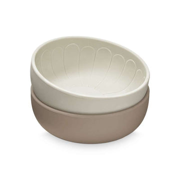 Cam Cam Copenhagen Skåle - Blomst - 2-pak - Earth Mix