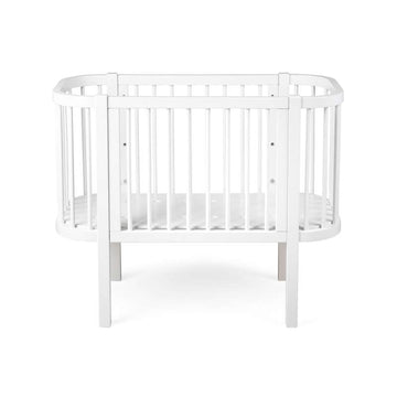 Sebra Bedside Crib - Classic White