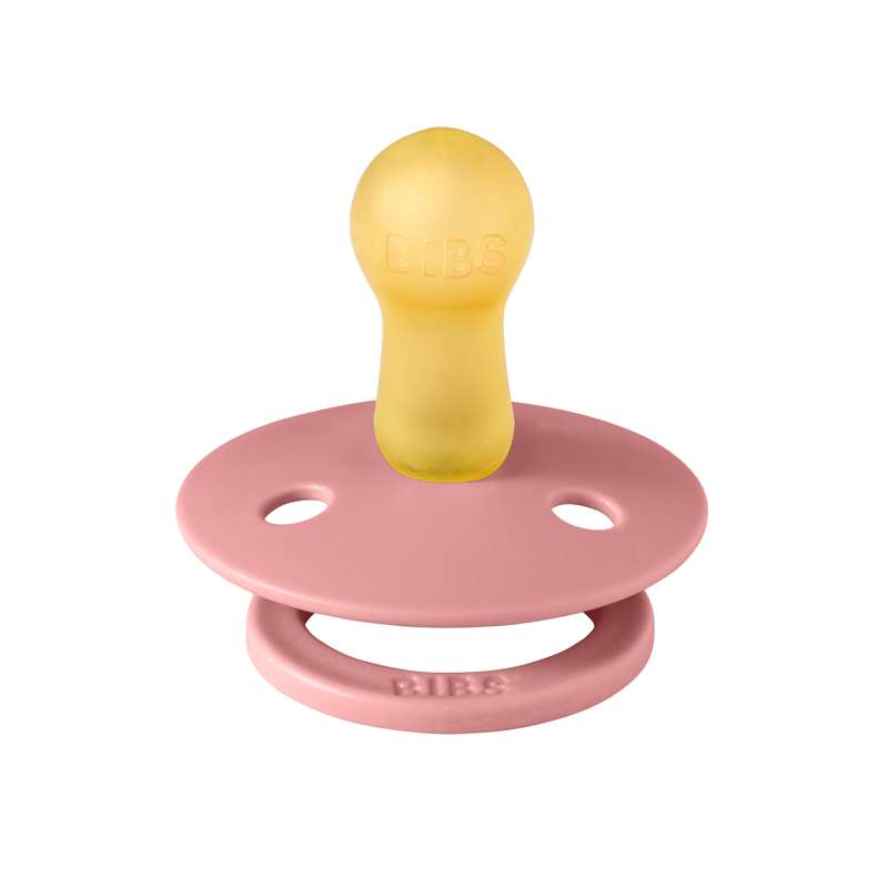 BIBS Rund Colour Sut - Str. 2 - Naturgummi - Dusty Pink