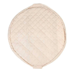Play & Go Soft Organic - 2-i-1 Opbevaringstæppe/Legetæppe - Stripes Blue