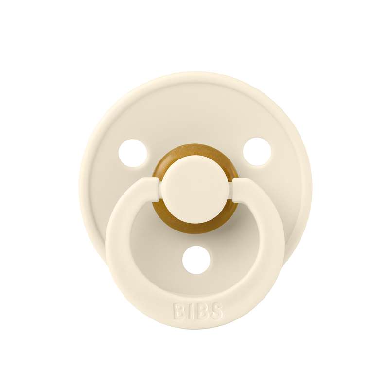 BIBS Anatomisk Colour Sut - Str. 2 - Naturgummi - Ivory