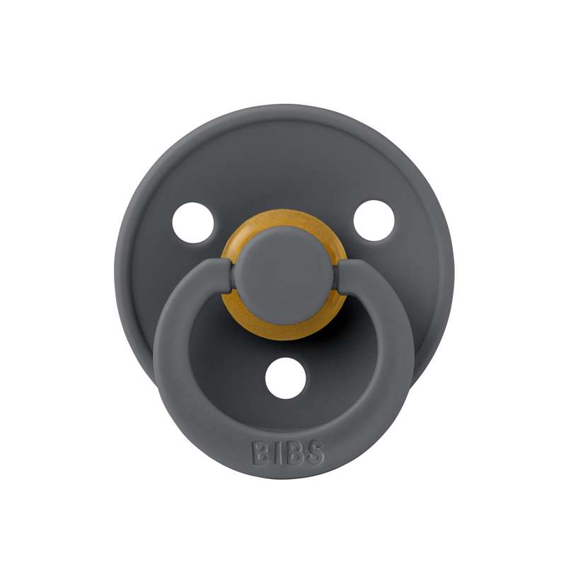 BIBS Anatomisk Colour Sut - Str. 2 - Naturgummi - Iron