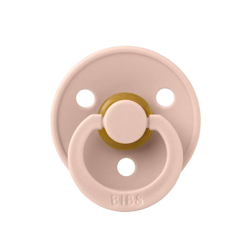 BIBS Anatomisk Colour Sut - Str. 2 - Naturgummi - Blush