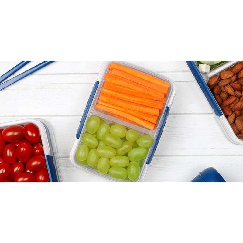 Sistema Snackboks - Small Split - 350 ml. - Ocean Blue