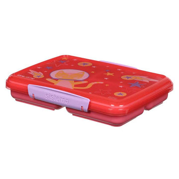 Sistema Multi Split Lunch - Madkasse/Snackbox - Kids - 820ml - Space Kitty/Popsicle