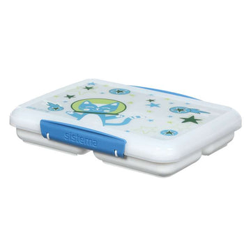 Sistema Multi Split Lunch - Madkasse/Snackbox - Kids - 820ml - Space Kitty/White