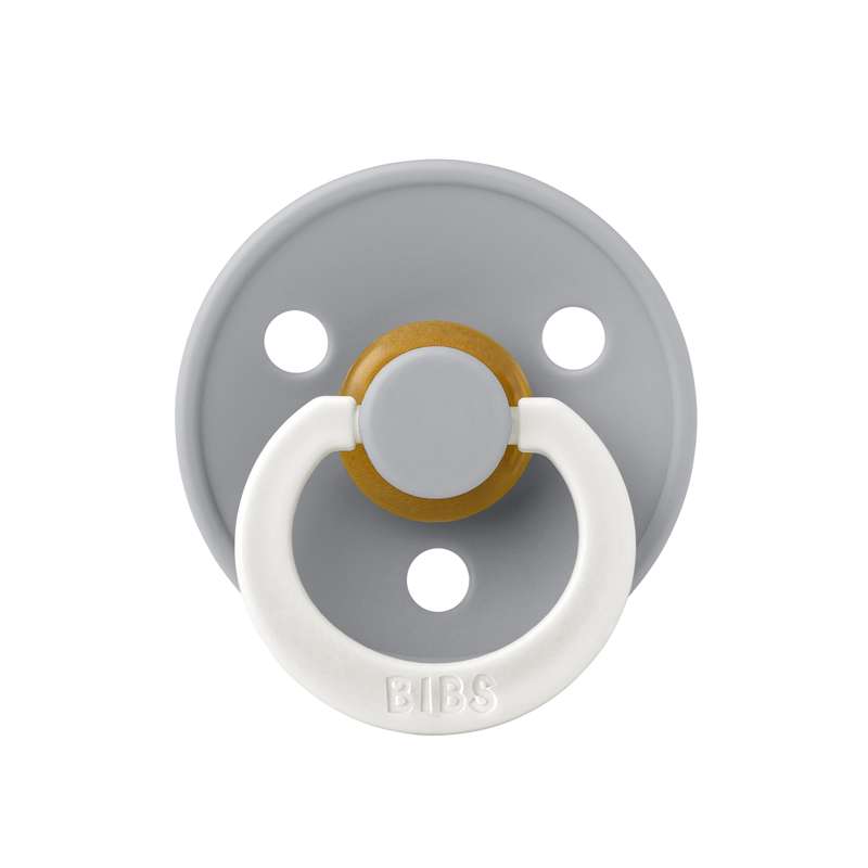 BIBS Symmetrisk Colour Sut - Str. 2 - Naturgummi - GLOW - Cloud