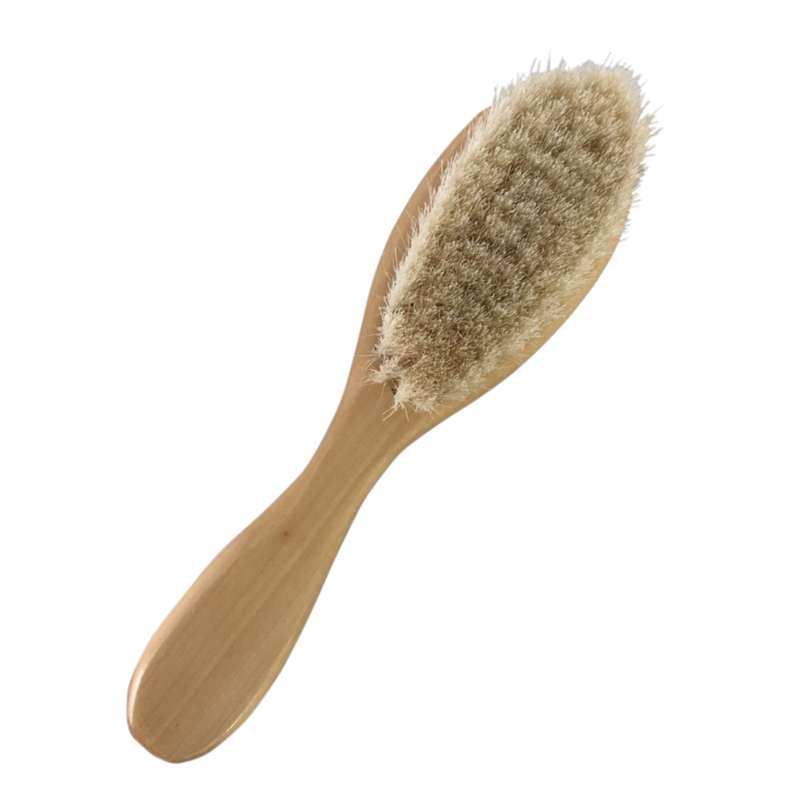 Oopsy Hårbørste af Lotustræ - Til Baby - m. Naturhår