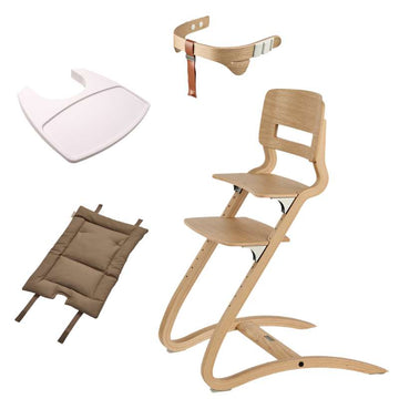 Leander Louie™ Højstol - Eg/Natur - Bundle 2