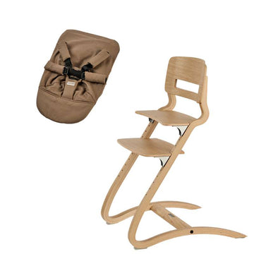 Leander Louie™ Højstol m. Babyindsats - Eg/Natur