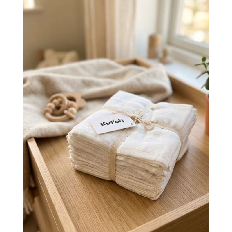 Kid'oh Stofbleer 10-pak - Hvide