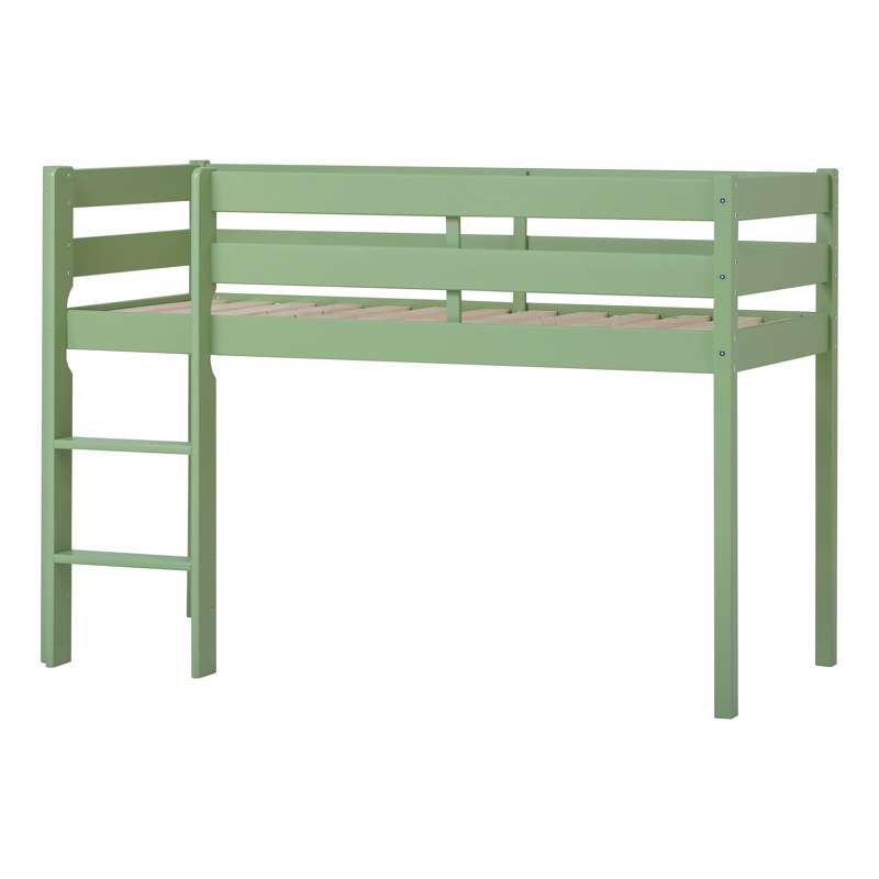 Hoppekids ECO Comfort - Halvhøj Seng - Flere Størrelser - Pale Green
