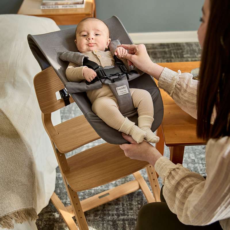 Leander Babyindsats til Leander Højstol - Cool Grey