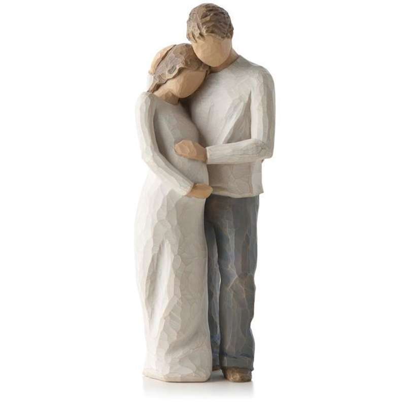 Willow Tree Home Figur (mand og gravid kvinde)