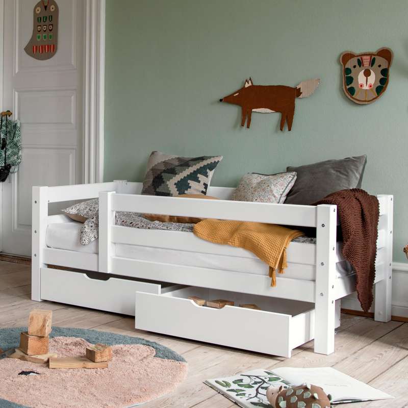 Hoppekids ECO Luxury - Sengehest 3/4 - Flere Størrelser - Hvid