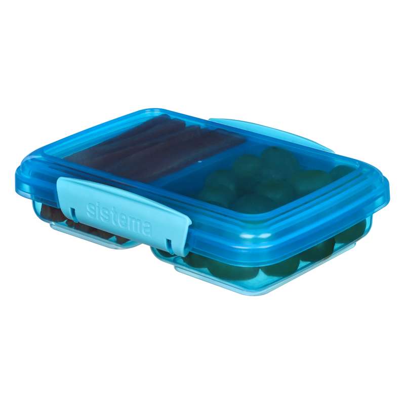 Sistema Snackboks - Small Split - 350ml - Blå