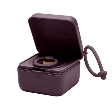 BIBS Accessories Pacifier Box - Sutteboks m. Plads til 3 Sutter - Plum
