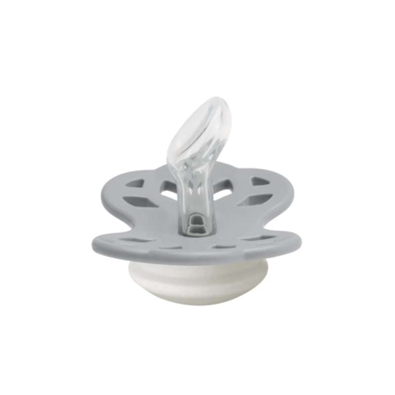 BIBS Anatomisk Infinity Sut - Str. 1 - Silikone - GLOW - Cloud