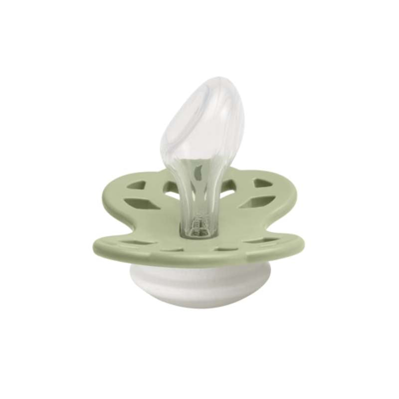 BIBS Anatomisk Infinity Sut - Str. 2 - Silikone - GLOW - Sage