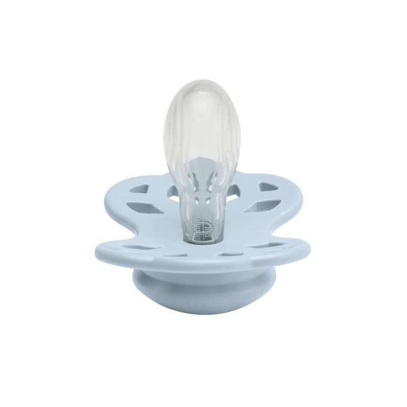 BIBS Symmetrisk Infinity Sut - Str. 2 - Silikone - Baby Blue