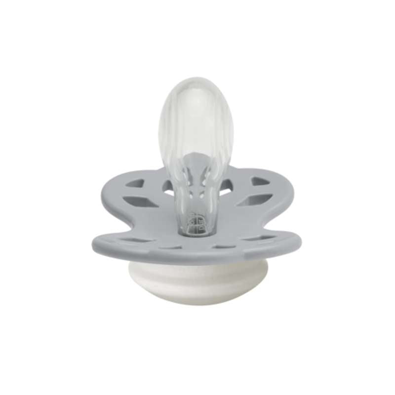 BIBS Symmetrisk Infinity Sut - Str. 2 - Silikone - GLOW - Cloud