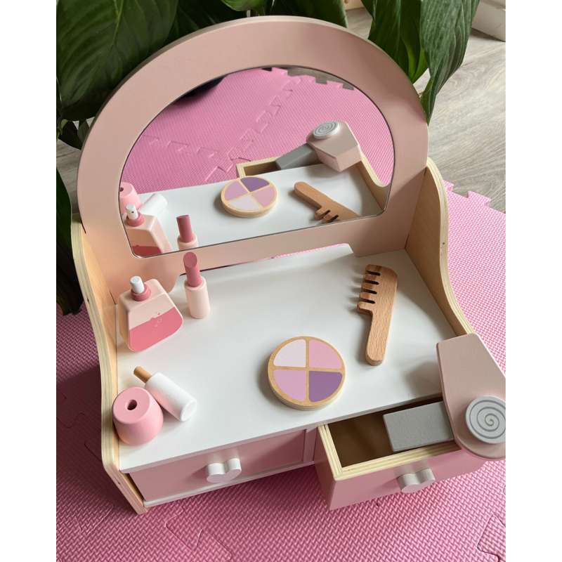 Kid'oh Sminkespejl m. Skuffer og Tilbehør