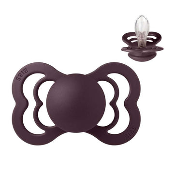 BIBS Symmetrisk Supreme Sut - Str. 2 - Silikone - Plum