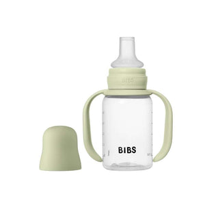 BIBS Bottle - Sutteflaskesæt - Plastik - Silikone - Sippy - 150 ml. - Sage