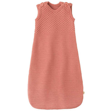 Disana Strikket Sovepose - Ærmeløs - Merinould - 75 cm. - Soft Pink