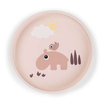 Done by Deer Stick & Stay Tallerken - Silikone - Playground - Pudder