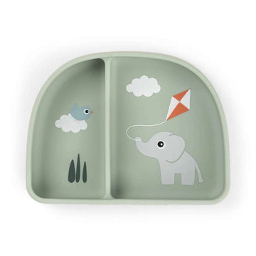 Done By Deer Stick & Stay Ruminddelt Skål - Playground Grøn