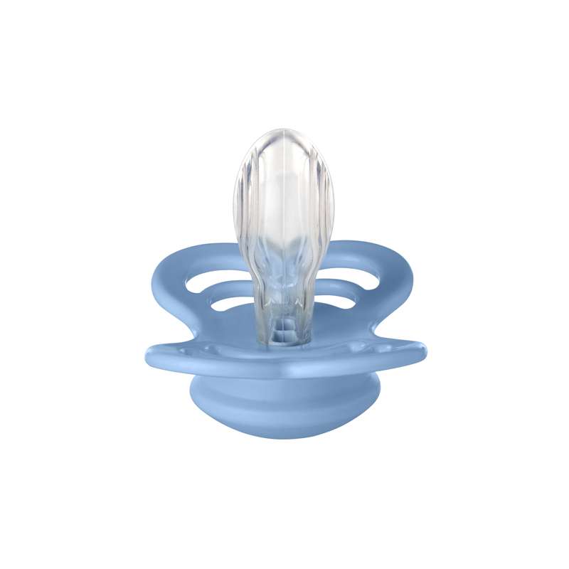 BIBS Symmetrisk Supreme Sut - Str. 2 - Silikone - Sky Blue