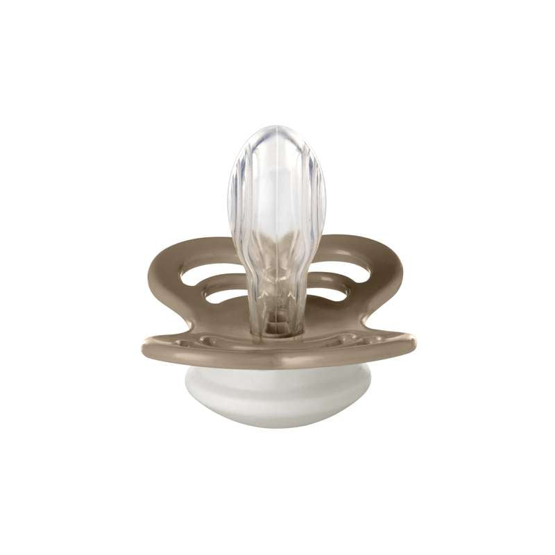BIBS Symmetrisk Supreme Sut - Str. 2 - Silikone - GLOW - Dark Oak