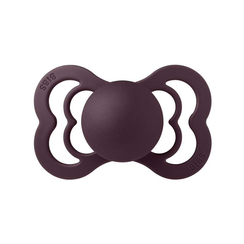 BIBS Symmetrisk Supreme Sut - Str. 2 - Silikone - Plum