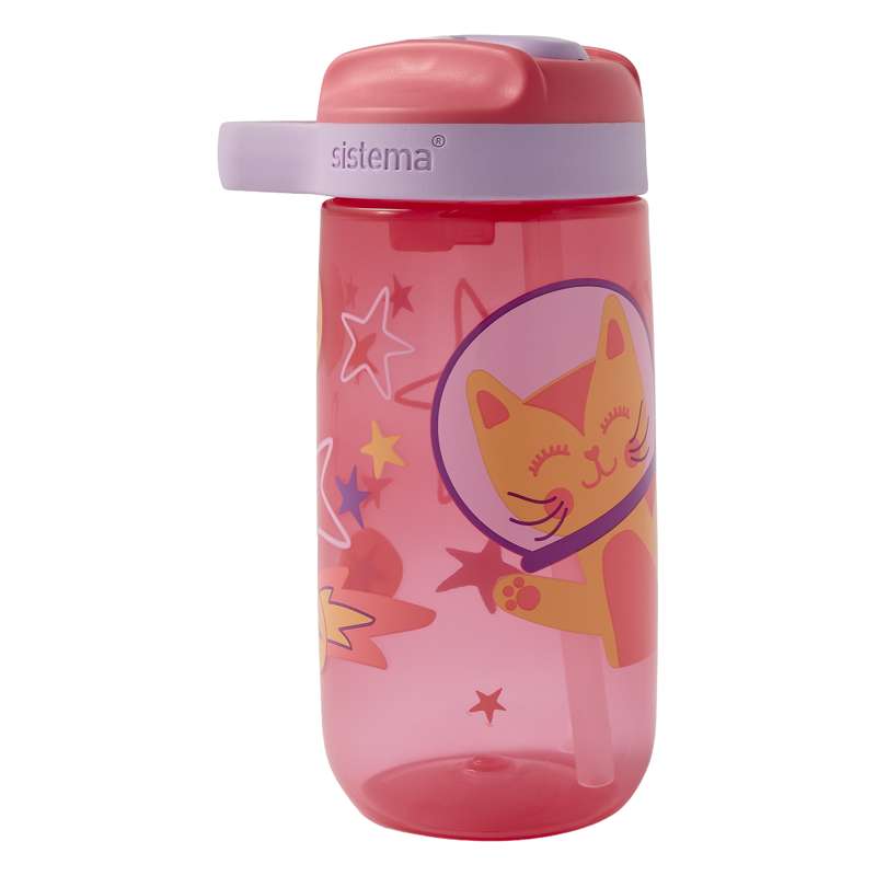 Sistema Easy Sip Bottle - Drikkedunk - Kids - 500ml - Space Kitty/Popsicle