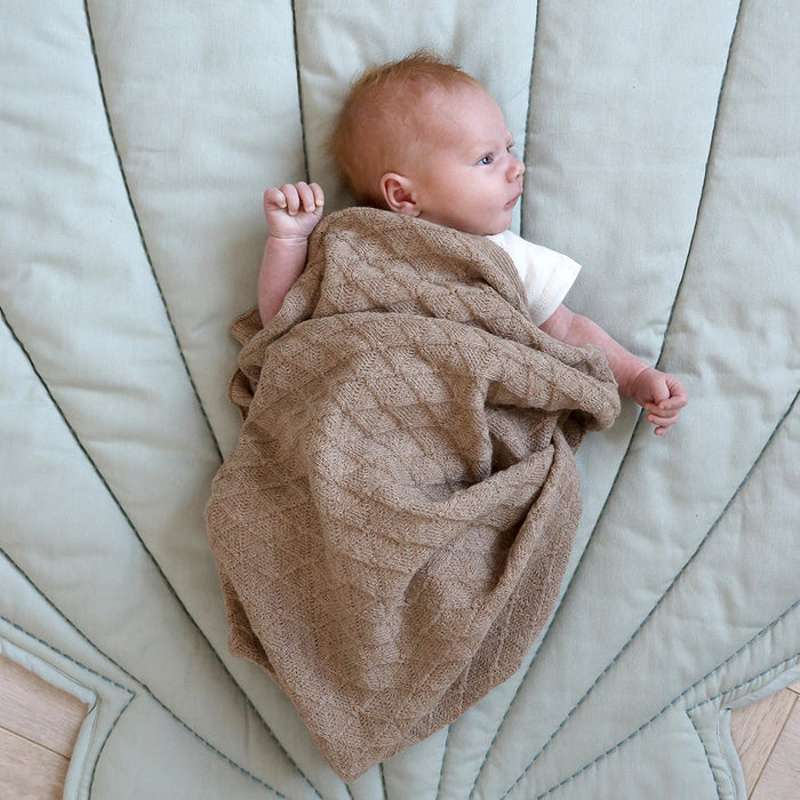 Cam Cam Copenhagen Legetæppe - Musling - OCS - Dusty Green