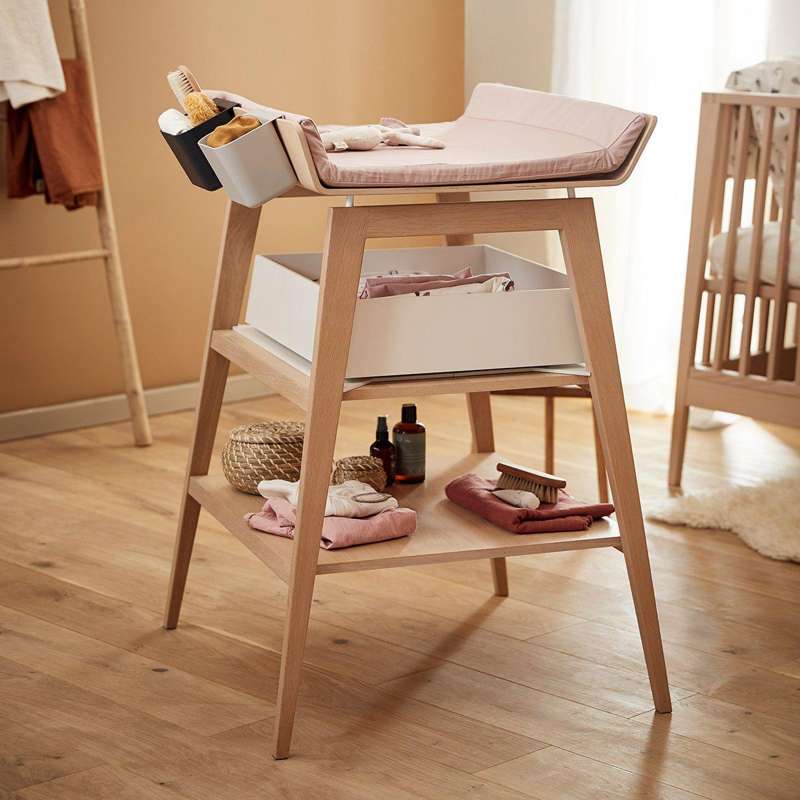 Leander Puslehyndebetræk til Leander Linea™ Puslebord - Cool Grey