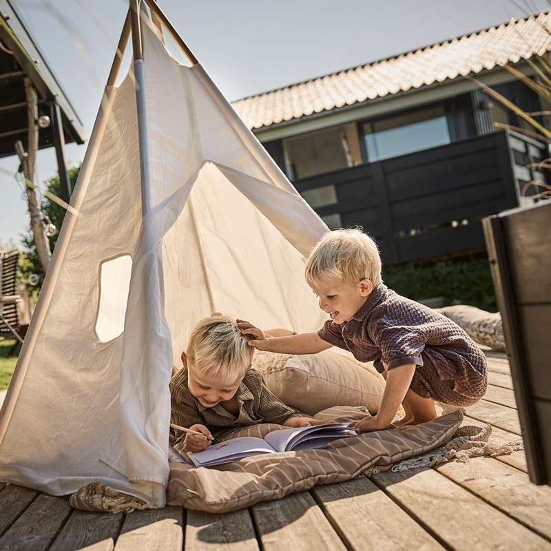 Leander Sengetøj - Baby - Woodland - Økologisk - Cappuccino
