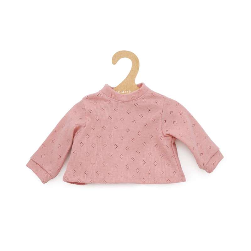 Memories by Así Dukketøj - 43-46 cm. - Langærmet T-shirt - Rosa