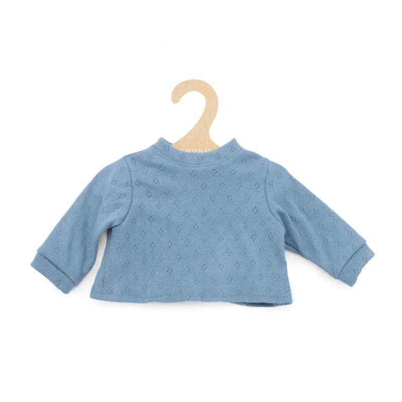 Memories by Así Dukketøj - 43-46 cm. - Langærmet T-shirt - Sartblå