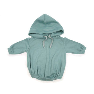 Memories by Así Dukketøj - 43-46 cm. - Langærmet Body - Antikgrøn