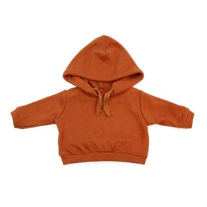 Memories by Así Dukketøj - 43-46 cm. - Hoodie - Rust