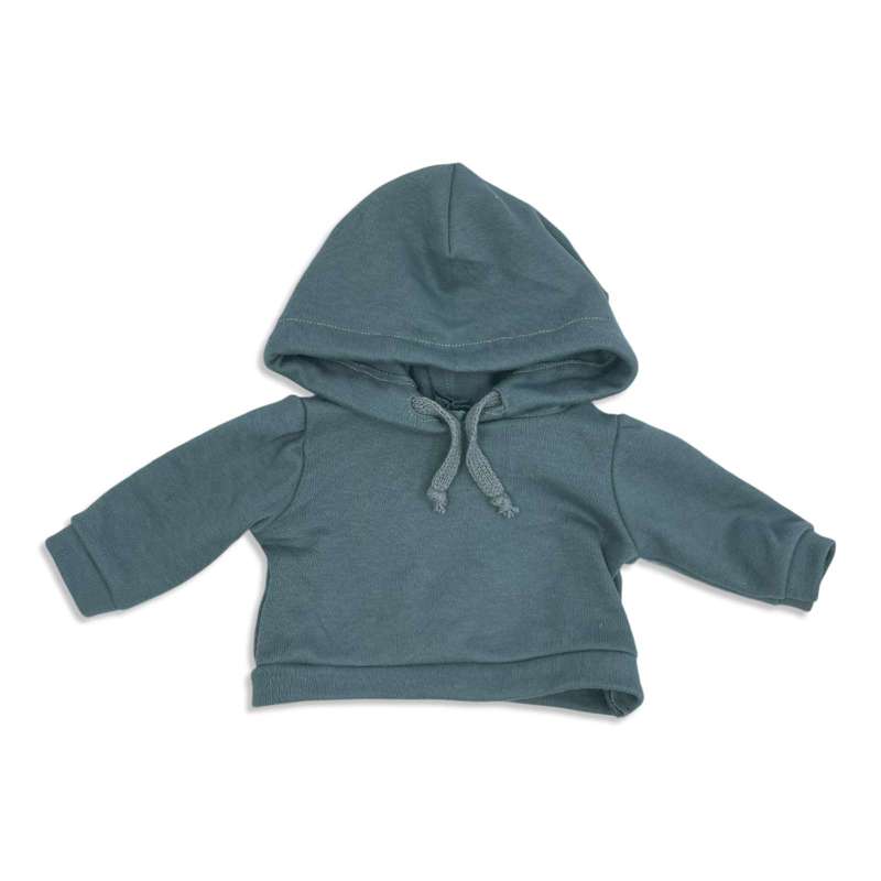 Memories by Así Dukketøj - 43-46 cm. - Hoodie - Antikgrøn