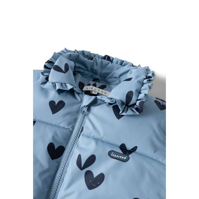 Liewood Anemone Jakke - Sweethearts/Beach Blue