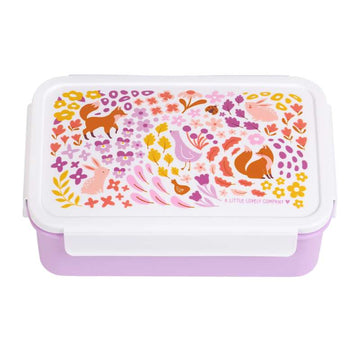 A Little Lovely Company Ruminddelt Bento Madkasse - Flower Garden
