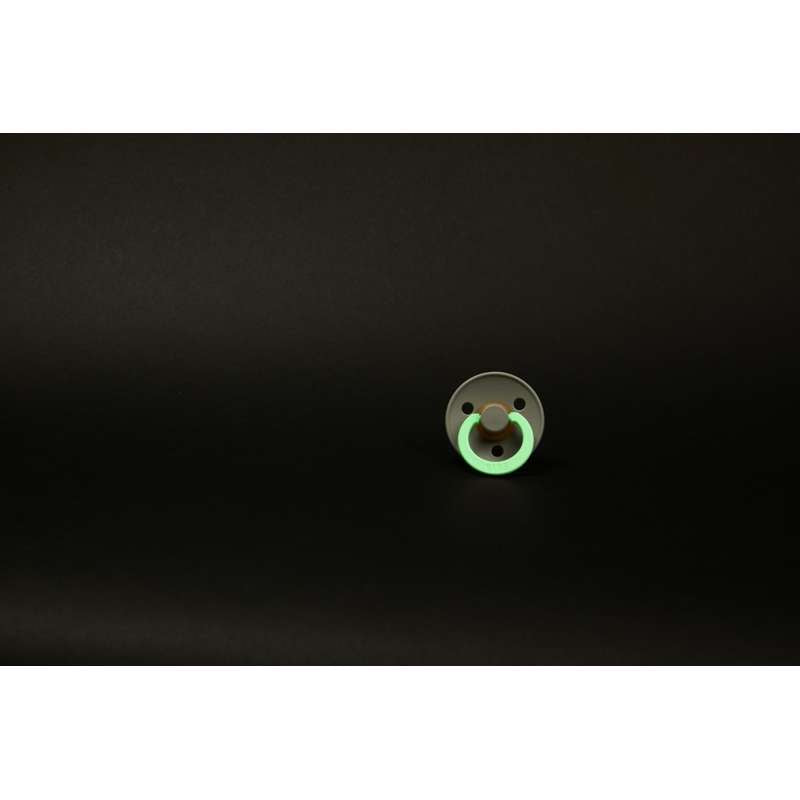 BIBS Rund Colour Sut - Str. 2 - Naturgummi - GLOW - Pine